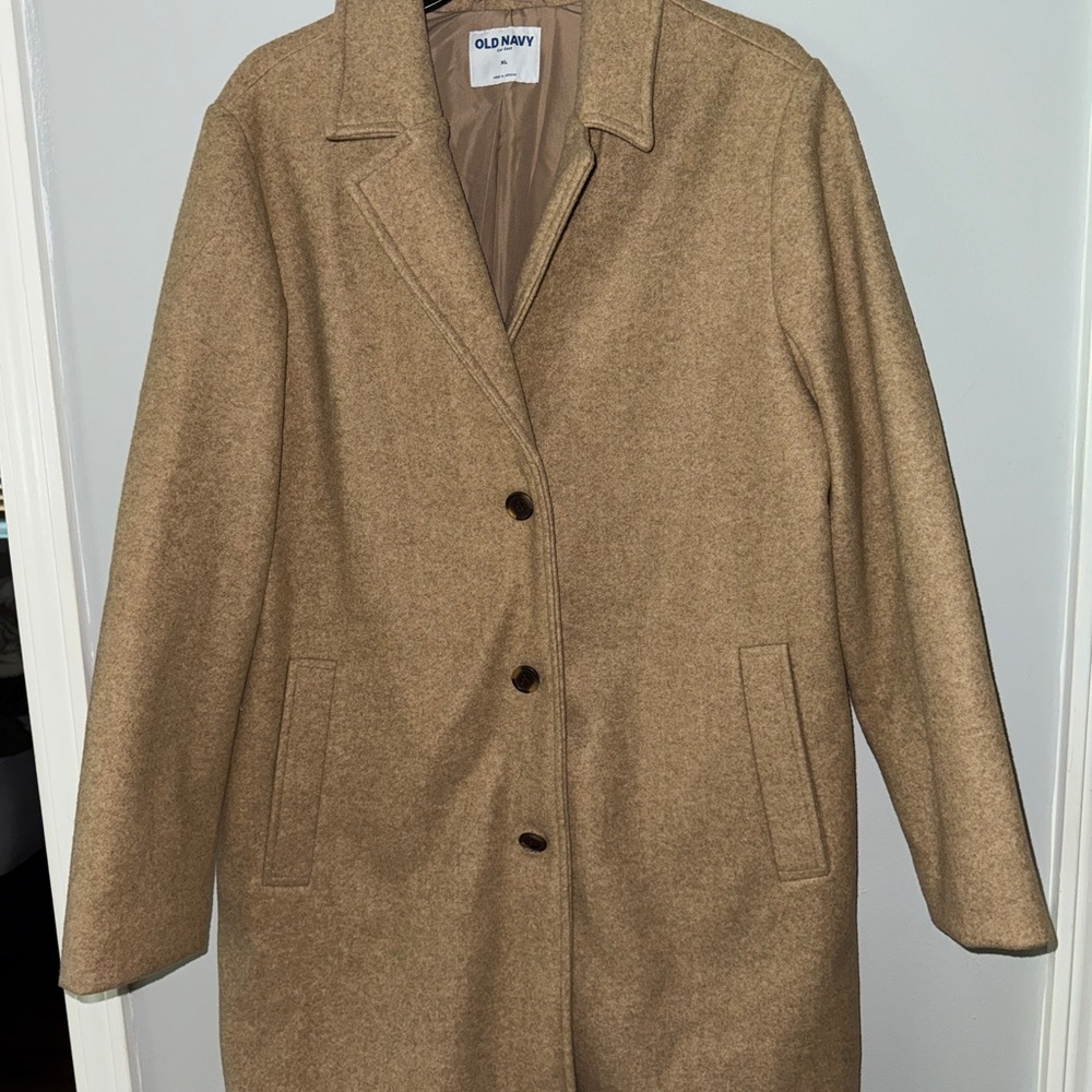 Old Navy Women's Classic Tan Trench Coat